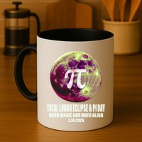 Lunar Eclipse Pi Day 3/14/2025 Total Lunar Eclipse 2025 Gift Mug