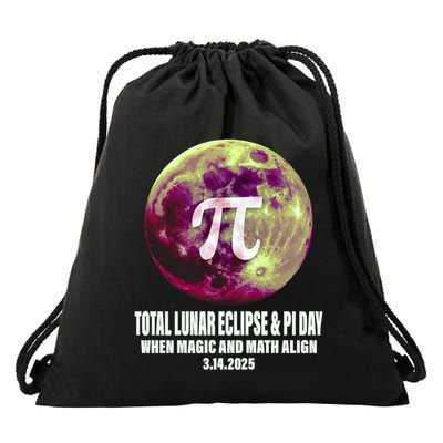 Lunar Eclipse Pi Day 3/14/2025 Total Lunar Eclipse 2025 Gift Drawstring Bag