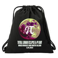 Lunar Eclipse Pi Day 3/14/2025 Total Lunar Eclipse 2025 Gift Drawstring Bag