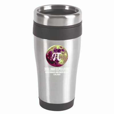 Lunar Eclipse Pi Day 3/14/2025 Total Lunar Eclipse 2025 Gift 16oz Travel Tumbler