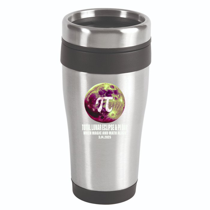 Lunar Eclipse Pi Day 3/14/2025 Total Lunar Eclipse 2025 Gift 16oz Travel Tumbler