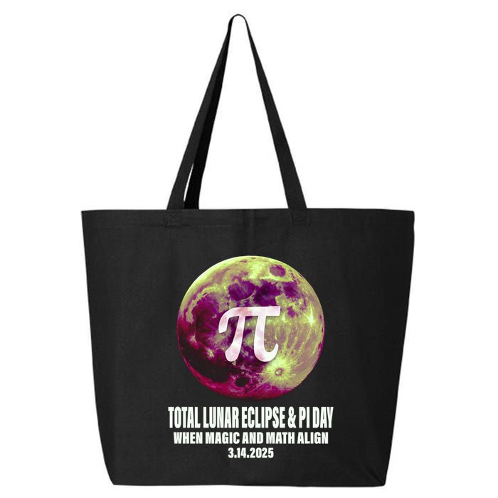 Lunar Eclipse Pi Day 3/14/2025 Total Lunar Eclipse 2025 Gift 25L Jumbo Tote