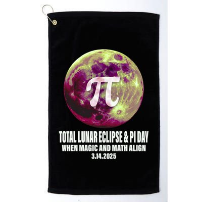 Lunar Eclipse Pi Day 3/14/2025 Total Lunar Eclipse 2025 Gift Golf Towel