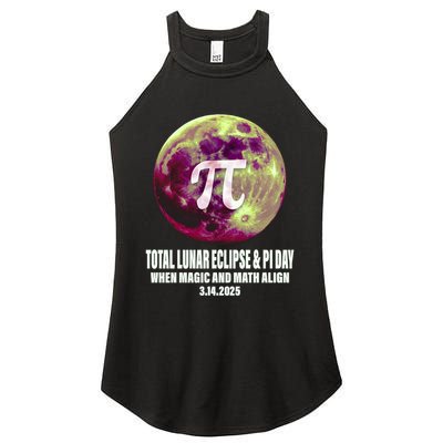 Lunar Eclipse Pi Day 3/14/2025 Total Lunar Eclipse 2025 Gift Women's Perfect Tri Rocker Tank
