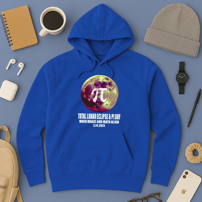 Lunar Eclipse Pi Day 3/14/2025 Total Lunar Eclipse 2025 Gift Hoodie