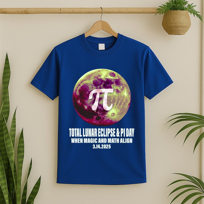 Lunar Eclipse Pi Day 3/14/2025 Total Lunar Eclipse 2025 Gift T-Shirt