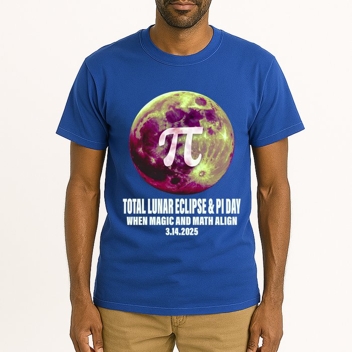 Lunar Eclipse Pi Day 3/14/2025 Total Lunar Eclipse 2025 Gift Tall T-Shirt