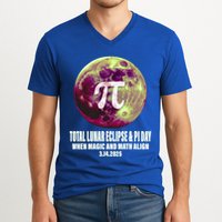 Lunar Eclipse Pi Day 3/14/2025 Total Lunar Eclipse 2025 Gift V-Neck T-Shirt