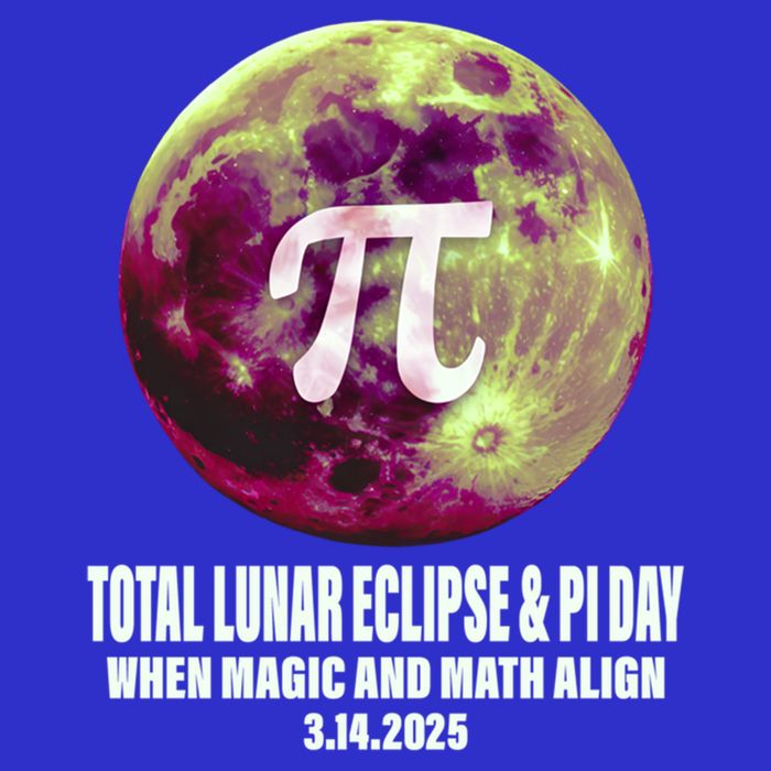Lunar Eclipse Pi Day 3/14/2025 Total Lunar Eclipse 2025 Gift 16 in Basic Backpack
