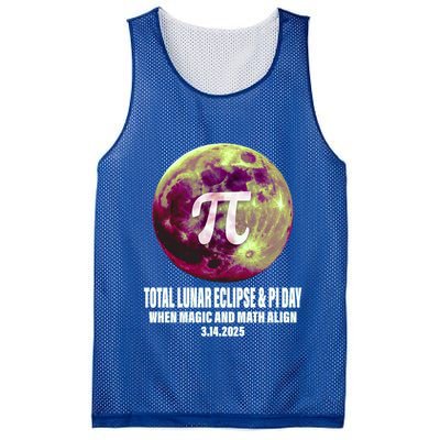 Lunar Eclipse Pi Day 3/14/2025 Total Lunar Eclipse 2025 Gift Mesh Reversible Basketball Jersey Tank