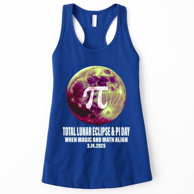 Lunar Eclipse Pi Day 3/14/2025 Total Lunar Eclipse 2025 Gift Womens Tank Top