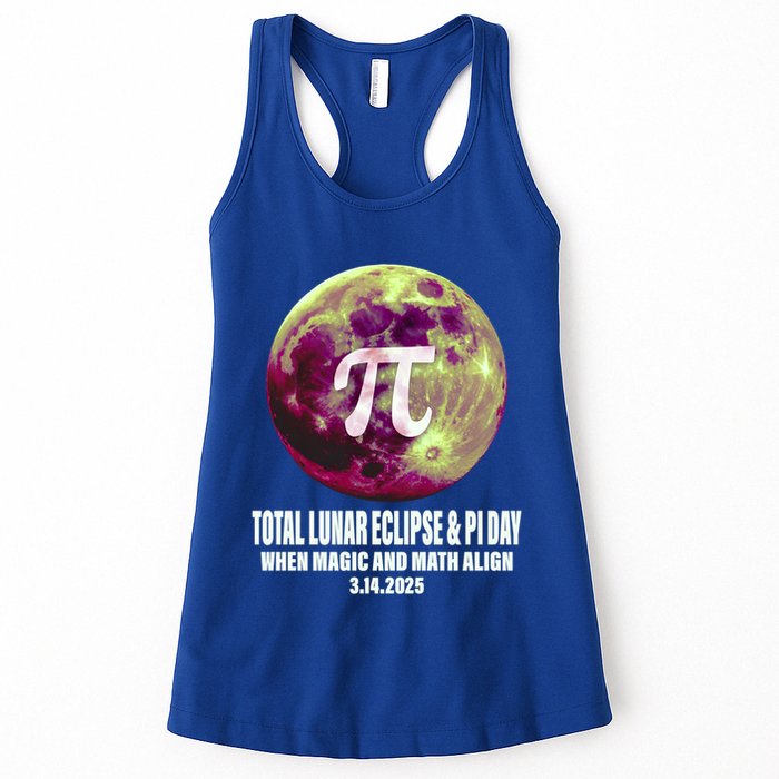 Lunar Eclipse Pi Day 3/14/2025 Total Lunar Eclipse 2025 Gift Womens Tank Top
