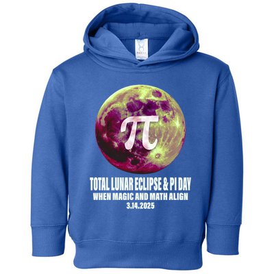 Lunar Eclipse Pi Day 3/14/2025 Total Lunar Eclipse 2025 Gift Toddler Hoodie