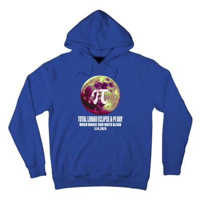 Lunar Eclipse Pi Day 3/14/2025 Total Lunar Eclipse 2025 Gift Tall Hoodie
