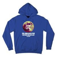Lunar Eclipse Pi Day 3/14/2025 Total Lunar Eclipse 2025 Gift Tall Hoodie