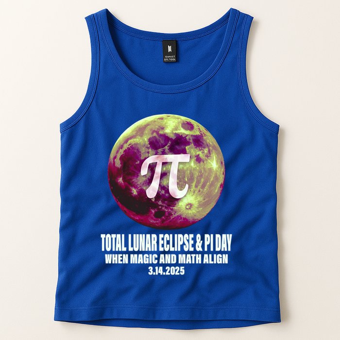 Lunar Eclipse Pi Day 3/14/2025 Total Lunar Eclipse 2025 Gift Tank Top