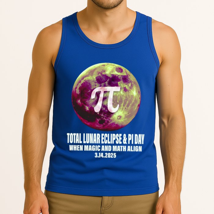 Lunar Eclipse Pi Day 3/14/2025 Total Lunar Eclipse 2025 Gift Tank Top