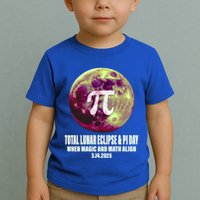 Lunar Eclipse Pi Day 3/14/2025 Total Lunar Eclipse 2025 Gift Toddler T-Shirt