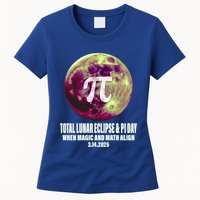 Lunar Eclipse Pi Day 3/14/2025 Total Lunar Eclipse 2025 Gift Womens T-Shirt