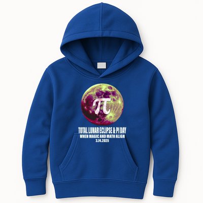 Lunar Eclipse Pi Day 3/14/2025 Total Lunar Eclipse 2025 Gift Kids Hoodie