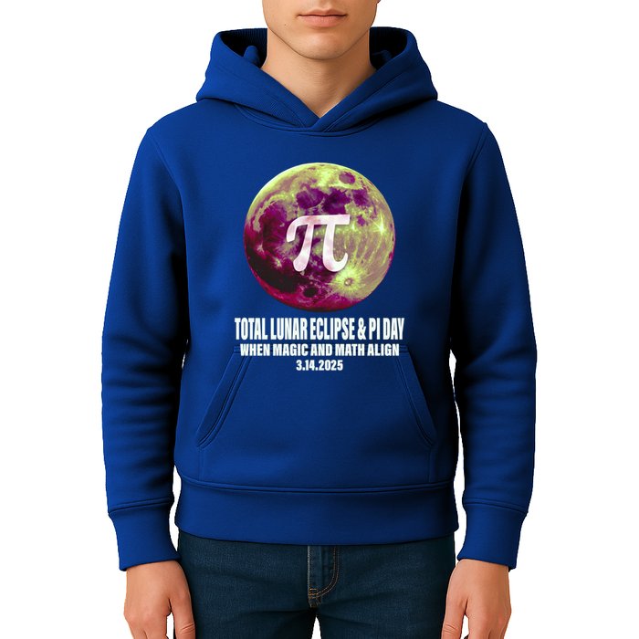 Lunar Eclipse Pi Day 3/14/2025 Total Lunar Eclipse 2025 Gift Kids Hoodie