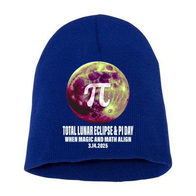 Lunar Eclipse Pi Day 3/14/2025 Total Lunar Eclipse 2025 Gift Short Acrylic Beanie