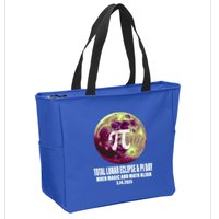Lunar Eclipse Pi Day 3/14/2025 Total Lunar Eclipse 2025 Gift Zip Tote Bag