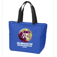 Lunar Eclipse Pi Day 3/14/2025 Total Lunar Eclipse 2025 Gift Zip Tote Bag