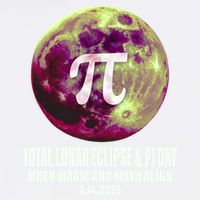 Lunar Eclipse Pi Day 3/14/2025 Total Lunar Eclipse 2025 Gift Garment-Dyed Sweatshirt