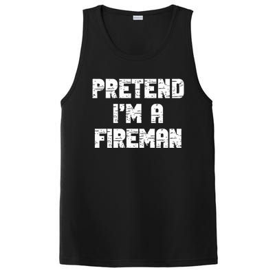 Lazy Easy Pretend I'm Fireman Party Halloween Costume Simple PosiCharge Competitor Tank