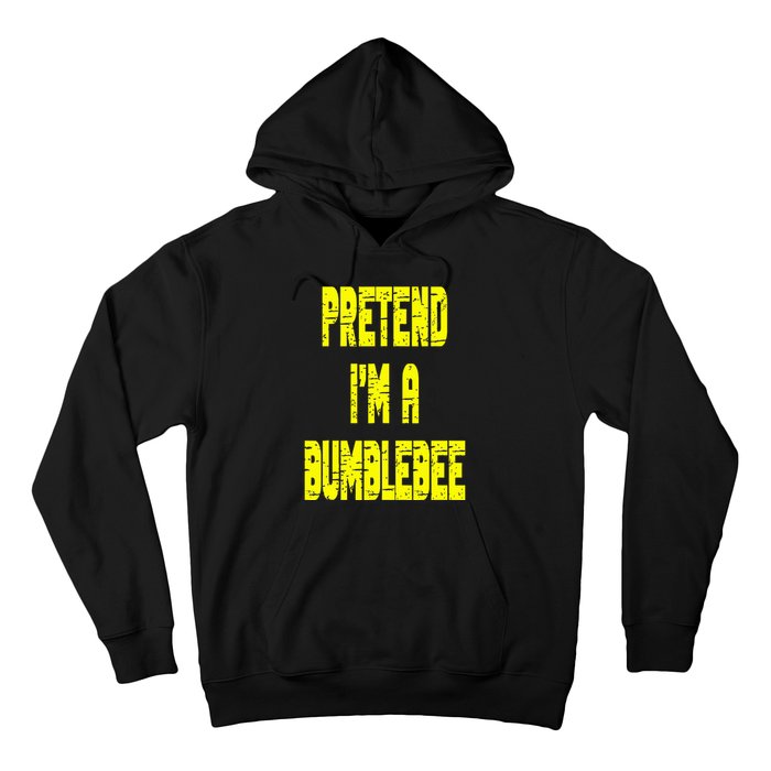 Lazy Easy Pretend A Bumblebee Party Halloween Costume Simple Hoodie