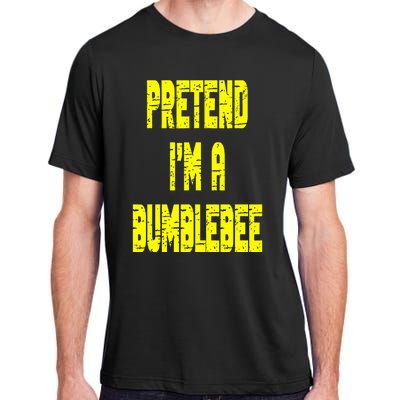 Lazy Easy Pretend A Bumblebee Party Halloween Costume Simple Adult ChromaSoft Performance T-Shirt