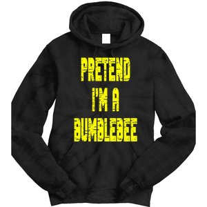 Lazy Easy Pretend A Bumblebee Party Halloween Costume Simple Tie Dye Hoodie