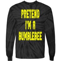 Lazy Easy Pretend A Bumblebee Party Halloween Costume Simple Tie-Dye Long Sleeve Shirt