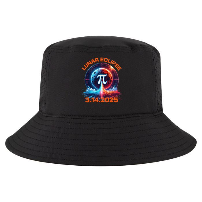 Lunar Eclipse Pi Day 2025 Rocket Launch Cool Comfort Performance Bucket Hat