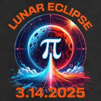 Lunar Eclipse Pi Day 2025 Rocket Launch Cool Comfort Performance Bucket Hat