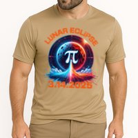 Lunar Eclipse Pi Day 2025 Rocket Launch Cooling Performance Crew T-Shirt