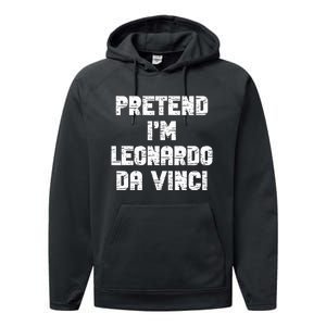 Lazy Easy Pretend Leonardo Da Vinci Party Halloween Costume Performance Fleece Hoodie