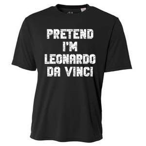 Lazy Easy Pretend Leonardo Da Vinci Party Halloween Costume Cooling Performance Crew T-Shirt