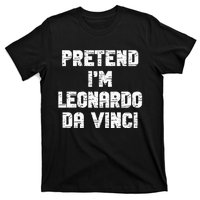 Lazy Easy Pretend Leonardo Da Vinci Party Halloween Costume T-Shirt