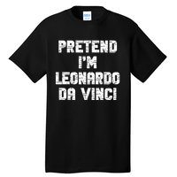 Lazy Easy Pretend Leonardo Da Vinci Party Halloween Costume Tall T-Shirt