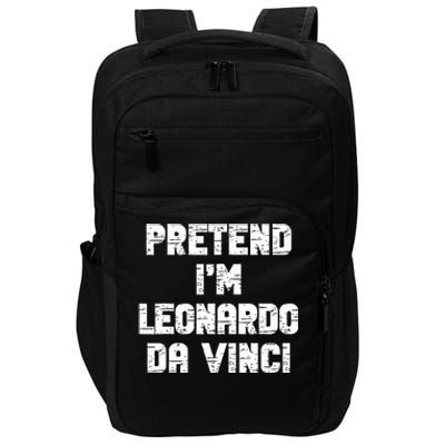 Lazy Easy Pretend Leonardo Da Vinci Party Halloween Costume Impact Tech Backpack