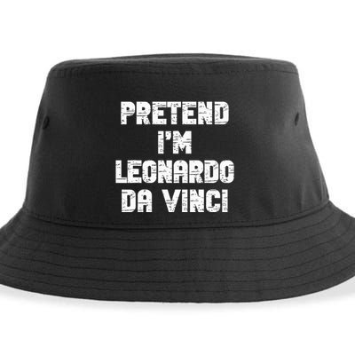 Lazy Easy Pretend Leonardo Da Vinci Party Halloween Costume Sustainable Bucket Hat