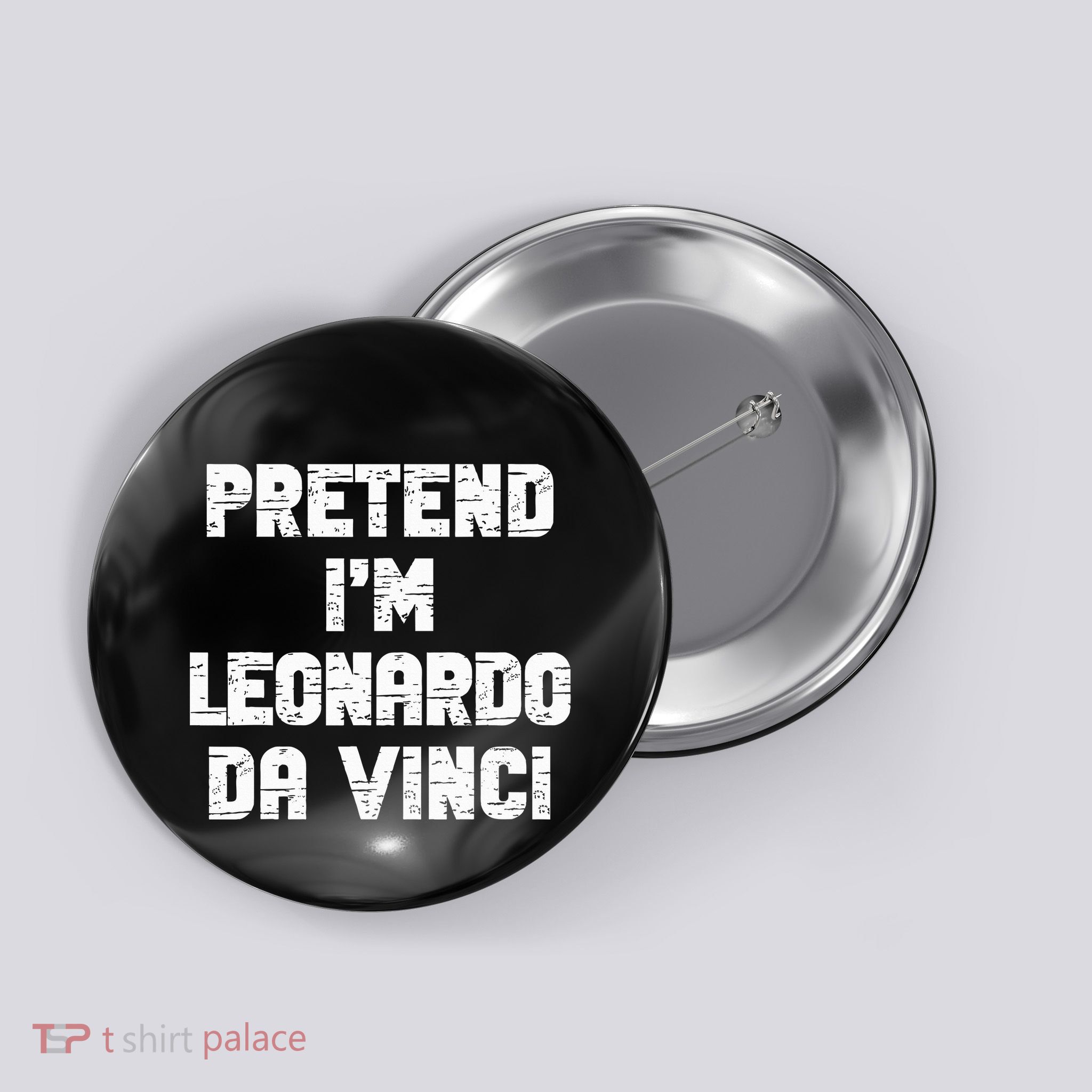 Lazy Easy Pretend Leonardo Da Vinci Party Halloween Costume Button