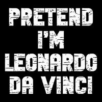 Lazy Easy Pretend Leonardo Da Vinci Party Halloween Costume 7-Panel Snapback Hat