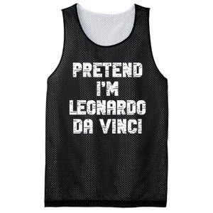 Lazy Easy Pretend Leonardo Da Vinci Party Halloween Costume Mesh Reversible Basketball Jersey Tank