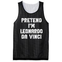 Lazy Easy Pretend Leonardo Da Vinci Party Halloween Costume Mesh Reversible Basketball Jersey Tank