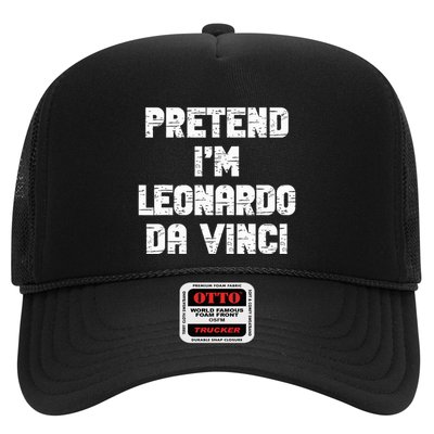 Lazy Easy Pretend Leonardo Da Vinci Party Halloween Costume Trucker Hat
