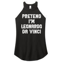 Lazy Easy Pretend Leonardo Da Vinci Party Halloween Costume Women's Perfect Tri Rocker Tank