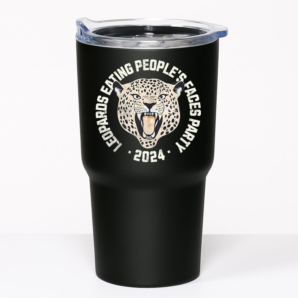 Leopards Eating PeopleS Faces Party Tumbler